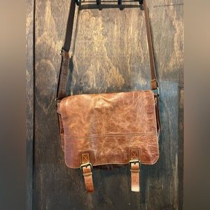 Leather Fossil Messenger Bag
